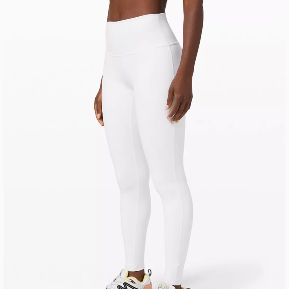 NWT Lululemon White Wunder Under HR Tight Size 8